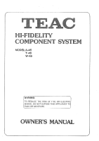 Teac W-45-Owners-Manual